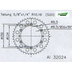 Couronne Alu Kx(F) (Mo460)