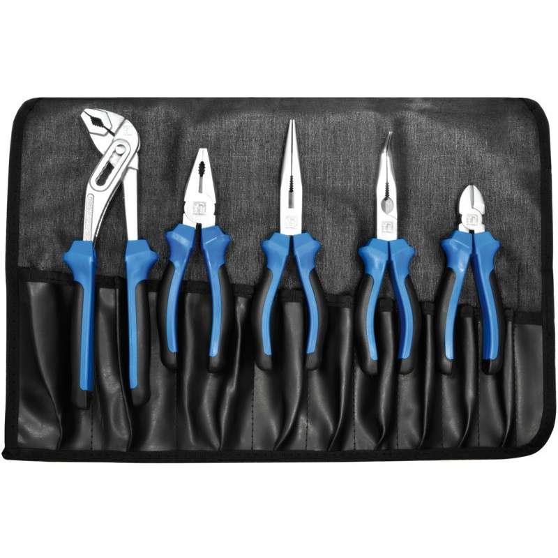 SW-Stahl Zangensatz in Rolltasche 5 teilig