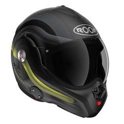 Casque modulable DESMO STREAMLINE Noir-Acier-Jaune fluo mat
