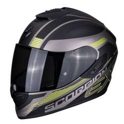 casque intégral Scorpion EXO-1400 AIR FREE Titanium Black-Neon Yellow