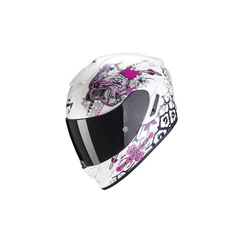 casque intégral Scorpion EXO-1400 AIR TOA White-Pink