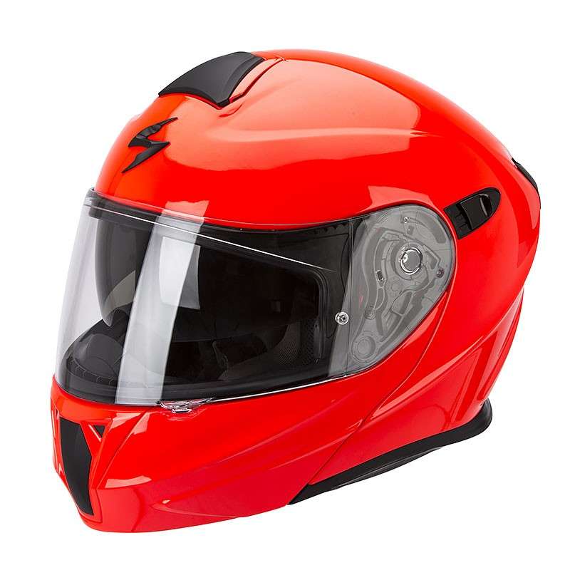 Casque modulable Scorpion EXO-920 UNI Neon Red
