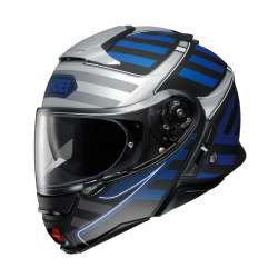 SHOEI Casque Modulable Neotec II Splicer TC-2 noir mat-bleu-argent