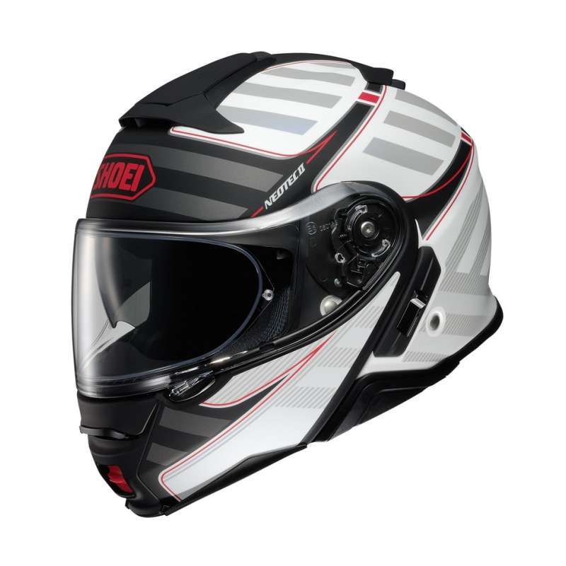 SHOEI Casque Modulable Neotec II Splicer TC-6 blanc mat-noir-rouge