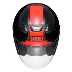 SHOEI Casque Jet J-Cruise II Adagio TC-1 noir-rouge-argent