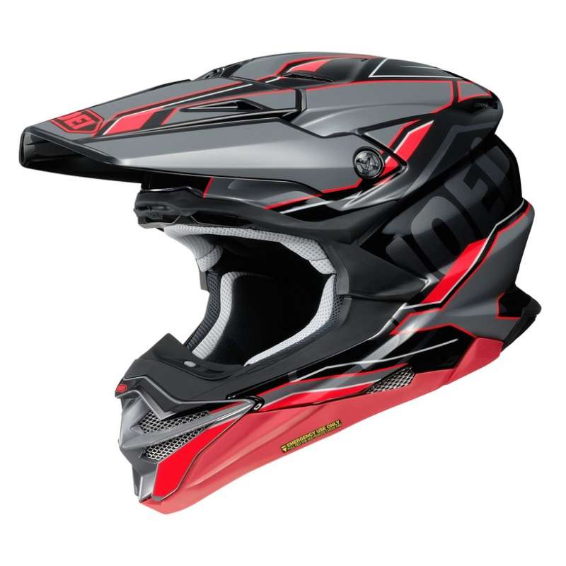 SHOEI Casque Cross VFX-WR Allegiant TC-1 noir-rouge-argent