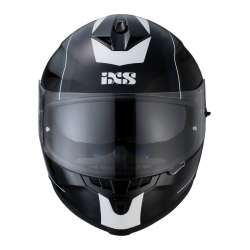 IXS Casque Intégral 1100 2.0 noir mat-gris-blanc