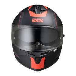 IXS Casque Intégral 1100 2.0 noir mat-rouge