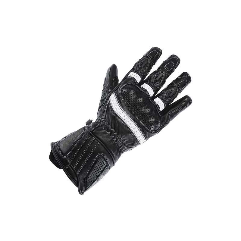 Gants Büse Pit Lane Pro - Noir, Blanc