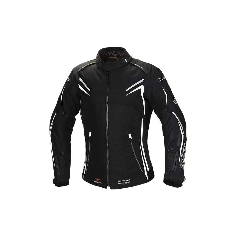 Büse Jacke Mugello - Schwarz, Weiss