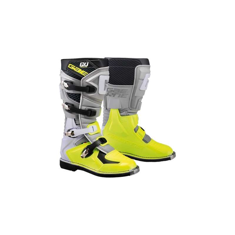 Gaerne Offroadstiefel Gx-J Kinder - Grau, Gelb Fluo