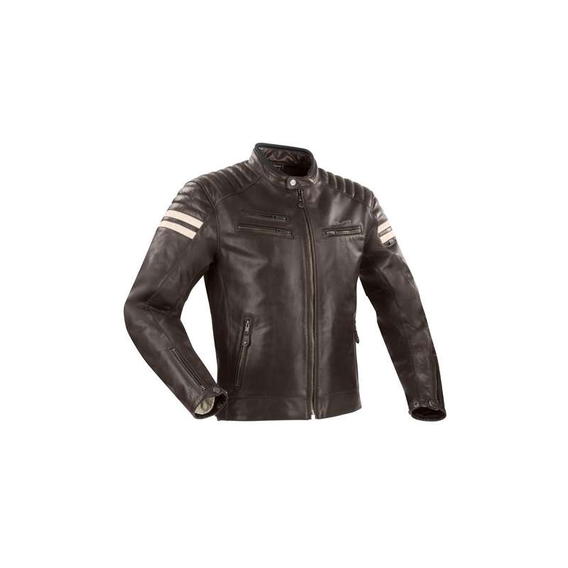 Segura Lederjacke Funky - Braun, Beige