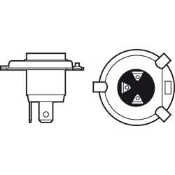 AMPOULE. H4 12V 60/55W MOTO VISION