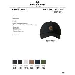 BELSTAFF PHOENIX LOGO CAP