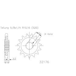 RITZEL 520 (43400-13 / 50-32176-13)
