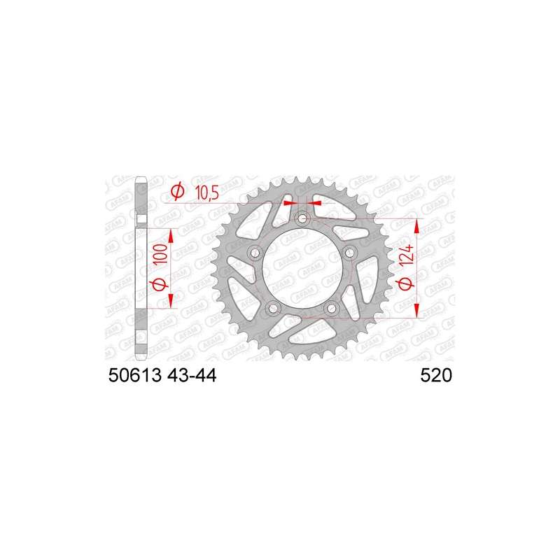 ZAHNKRANZ STAHL 520 (50613-44)