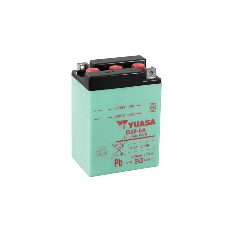 YUASA BATTERIE B38-6A 6V/8A