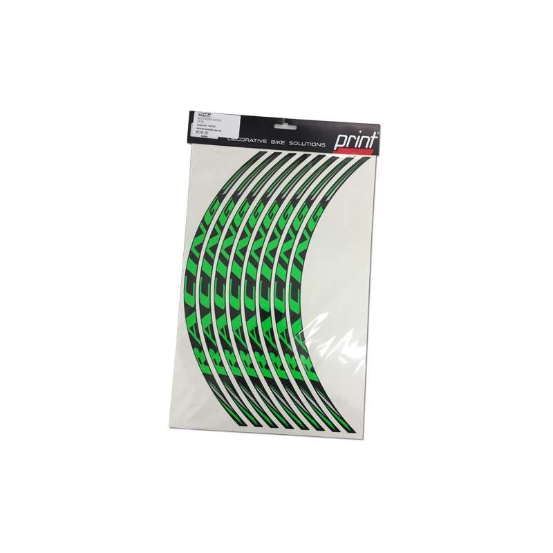PRINT RADSTREIFEN RACING