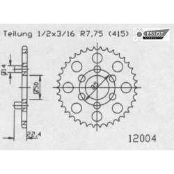 ZAHNKRANZ STAHL 415 (50-12004-45)