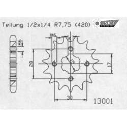 RITZEL 420 (20104-15 / 50-13001-15 / JTF249.15)