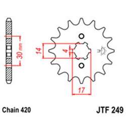 RITZEL 420 (20104-15 / 50-13001-15 / JTF249.15)