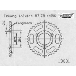 ZAHNKRANZ STAHL 420 (50-13001-48 / JTR239.48)