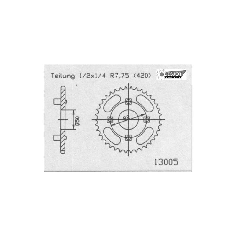 COURONNE ACIER 420 (50-13005-41 / JTR256.41)