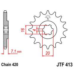 RITZEL 420 (22103-14 / 50-13012-14 / JTF413.14)