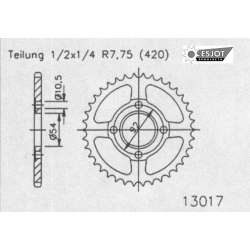 ZAHNKRANZ STAHL 420 (50-13017-47 / JTR1078.47)