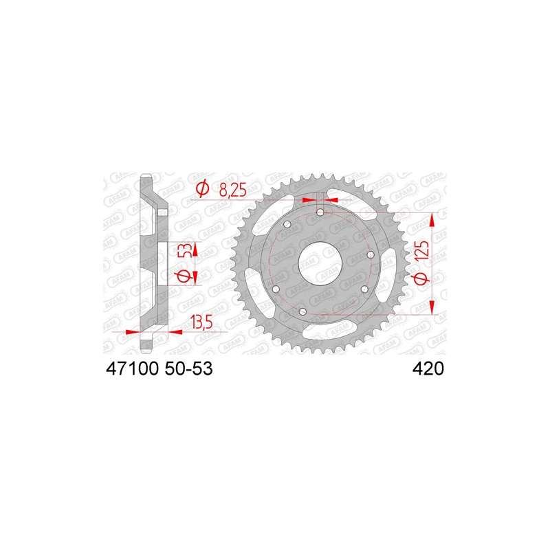 COURONNE ACIER 420 (47100-53 / 50-13018-53)