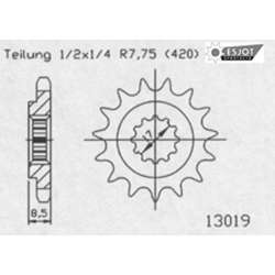 PIGNON 420 (94120-12 / 50-13019-12 / JTF1906.12)
