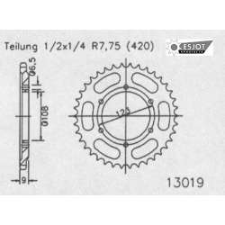 ZAHNKRANZ STAHL 420 (47102-52 / 50-13019-52)