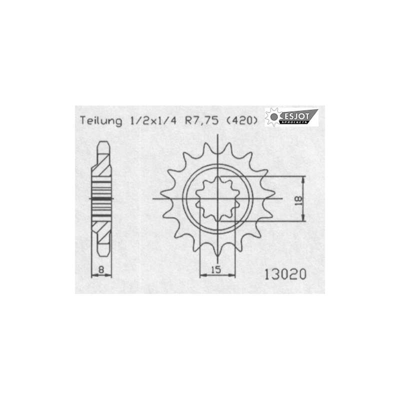 PIGNON 420 (50-13020-11)