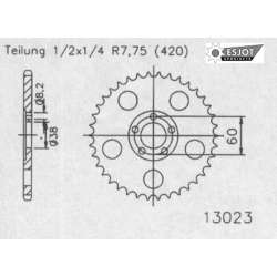 ZAHNKRANZ STAHL 420 (50-13023-44)