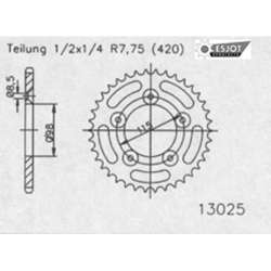 ZAHNKRANZ STAHL 420 (50-13025-48 / JTR894.48)