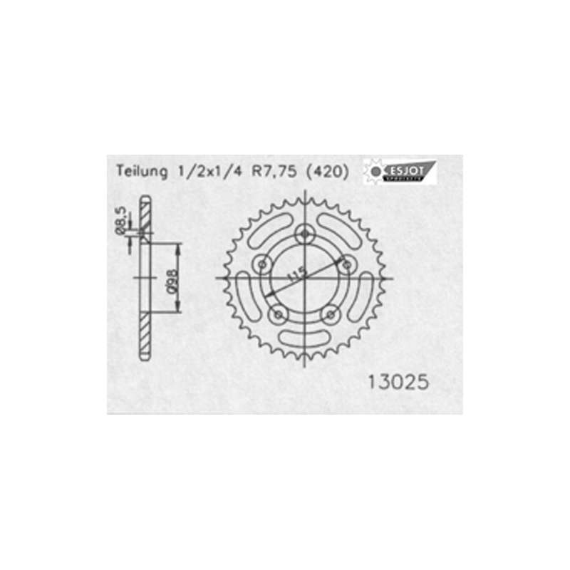 COURONNE ACIER 420 (50-13025-48 / JTR894.48)