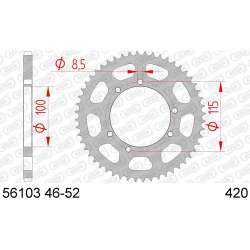 ZAHNKRANZ STAHL 420 (56103-52 / 50-13028-52)