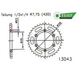ZAHNKRANZ STAHL 420 (116100-62 / 50-13043-62)