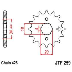 RITZEL 428 (20200-17 / 50-15001-17 / JTF259.17)
