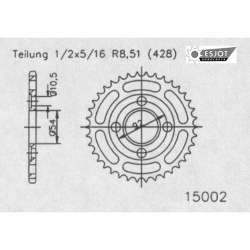 COURONNE ACIER 428 (12202-46 / 50-15002-46 / JTR835.46)