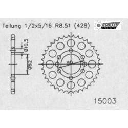 COURONNE ACIER 428 (50-15003-54 / JTR843.54)