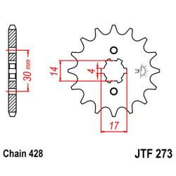 RITZEL 428 (50-15004-16 / JTF273.16)