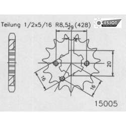 RITZEL 428 (33201-14 / 50-15005-14 / JTF425.14)