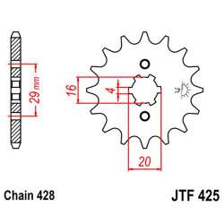 RITZEL 428 (33201-14 / 50-15005-14 / JTF425.14)