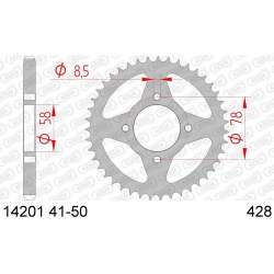 ZAHNKRANZ STAHL 428 (14201-41 / 50-15006-41 / JTR810.41)