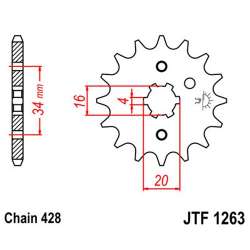 PIGNON 428 (50-15013-13 / JTF1263.13)