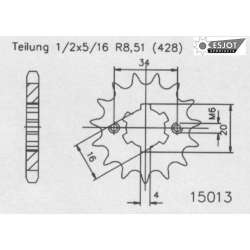 RITZEL 428 (21200-15 / 50-15013-15 / JTF1263.15)