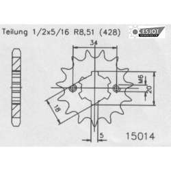 RITZEL 428 (26200-16 / 50-15014-16 / JTF264.16)
