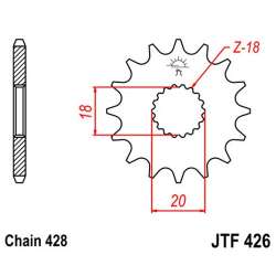 RITZEL 428 (50-15017-16 / JTF426.16)