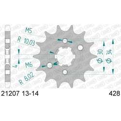 RITZEL 428 (21207-14 / 50-15018-14 / JTF548.14)